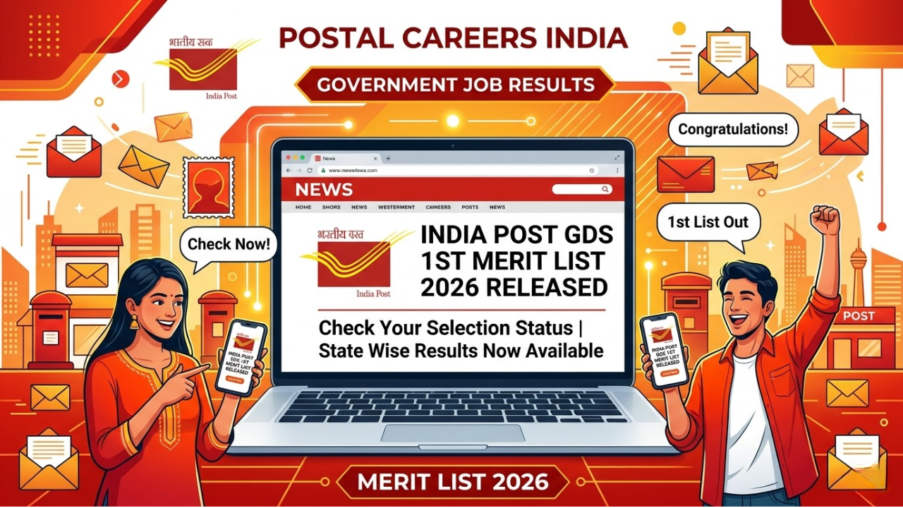 India Post GDS 1st Merit List 2026