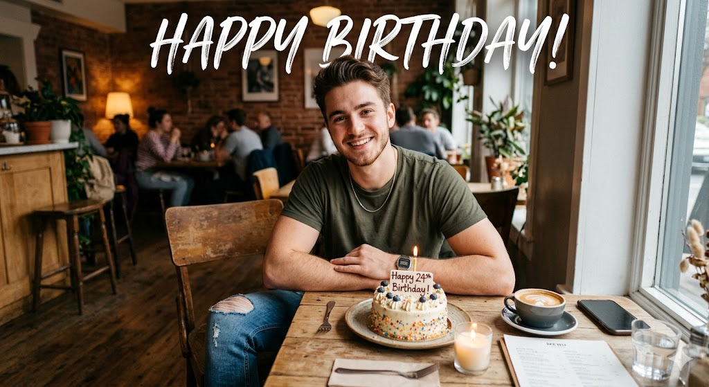Modern Casual Birthday Vibes
