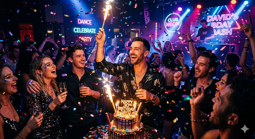 Night Party Celebration Scene