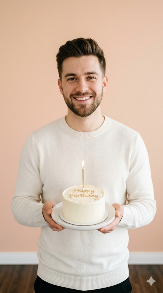 Minimal Aesthetic Birthday Portrait
