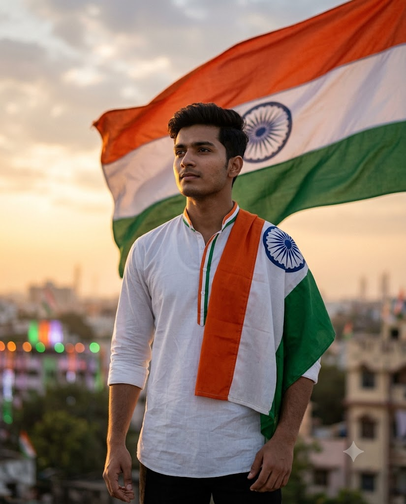 Cinematic Tiranga Look