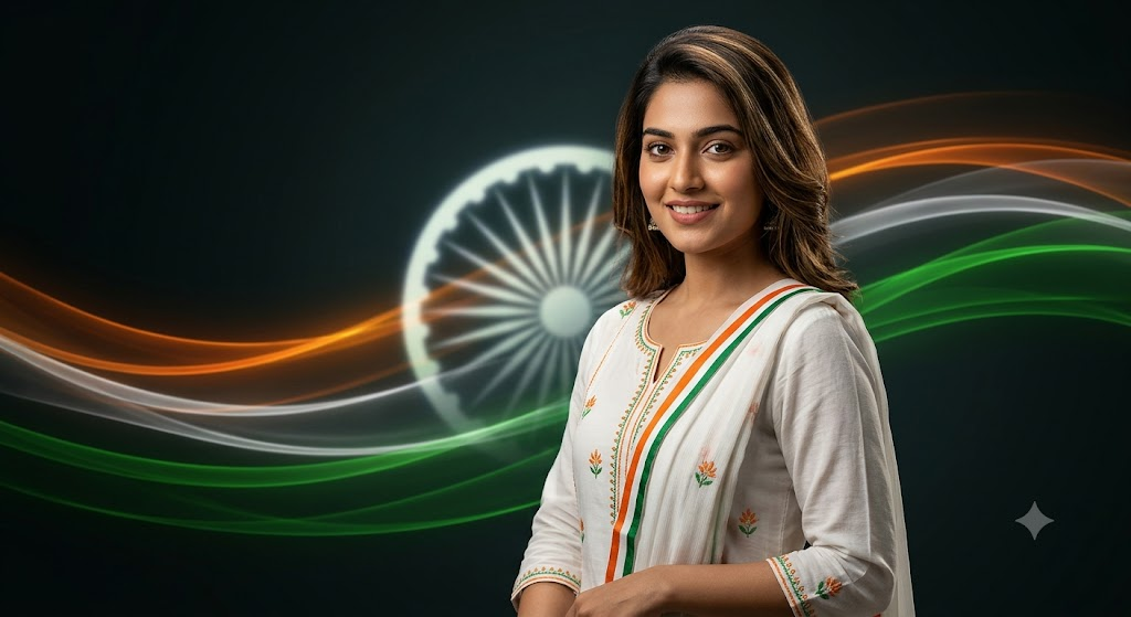 Cinematic Tiranga Glow