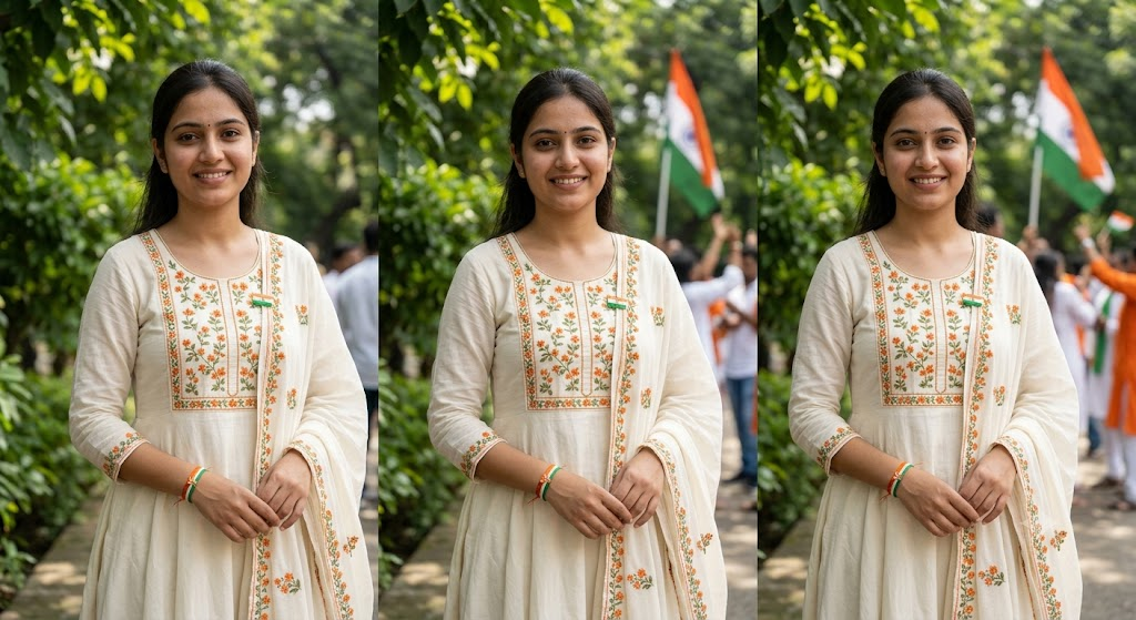 Traditional Indian Independence Day Portrait